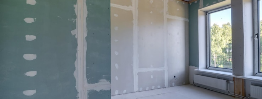 Cores e tipos de drywall