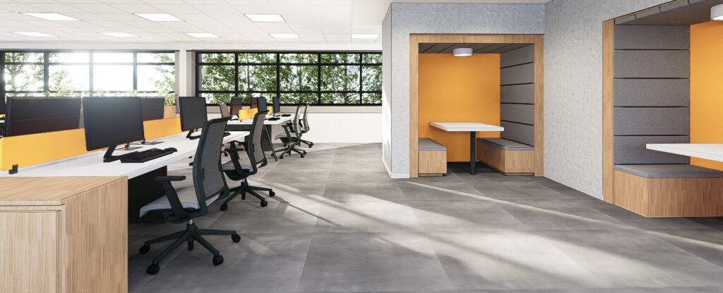 Programa arquitetônico de projeto corporativo